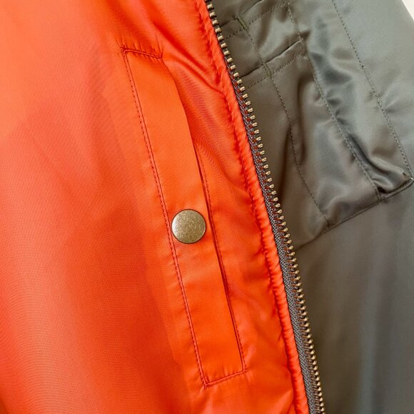 Anine Bing Leon Bomber Jacket in Army Green Size M - Picture 8 of 16